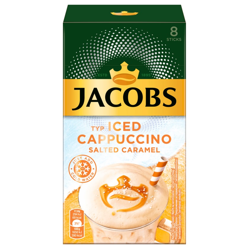 Jacobs Iced Capuccino Salted Caramel 142g